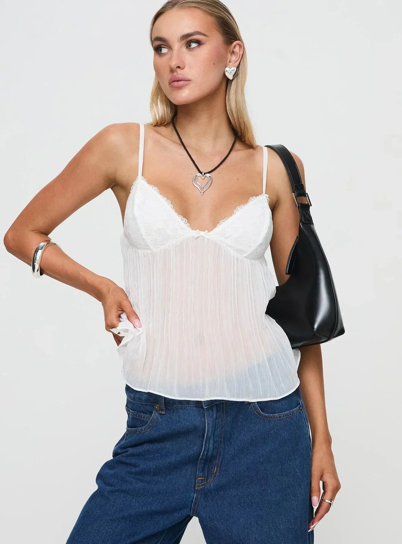 NOMI - Top in pizzo