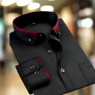 NOMI™ - Camicia elegante - Con maniche lunghe