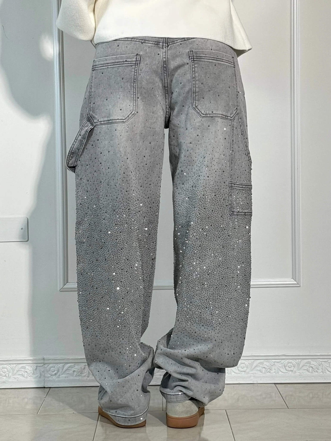 NOMI™ - Jeans a diamante