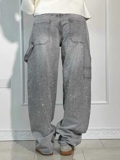 NOMI™ - Jeans a diamante