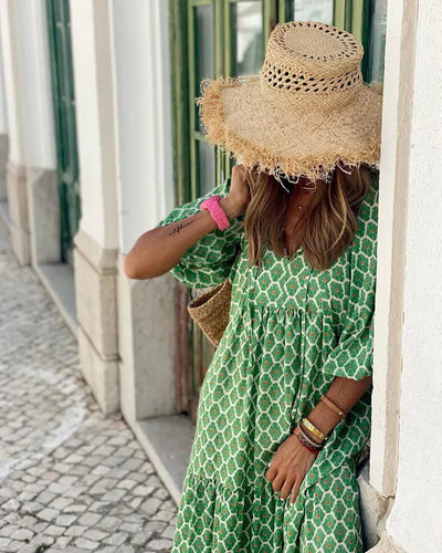 NOMI™ - Abito lungo boho chic