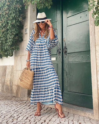 NOMI™ - Abito lungo boho chic