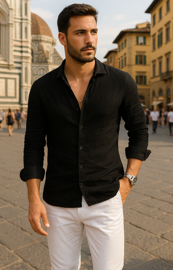 NOMI™ - Camicia leggera in lino