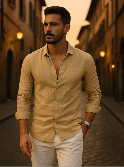 NOMI™ - Camicia leggera in lino