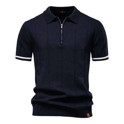 NOMI™ | Polo da Uomo con Zip