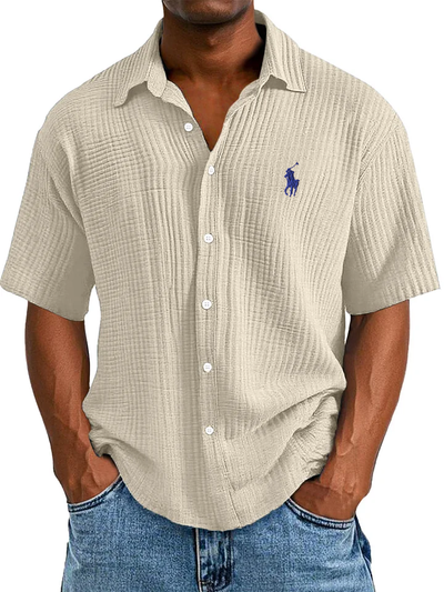 ᏞᎪՍᏒЕΝ - Camicia da uomo Cool Comfort
