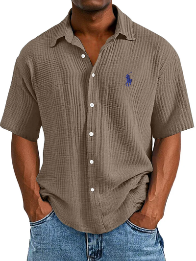 ᏞᎪՍᏒЕΝ - Camicia da uomo Cool Comfort