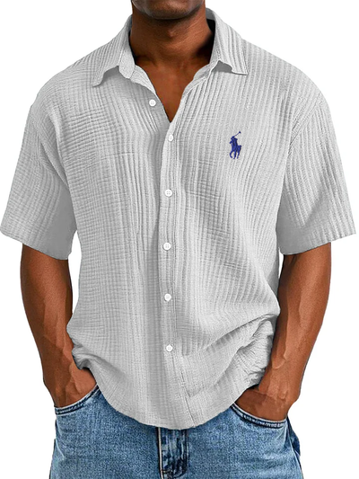 ᏞᎪՍᏒЕΝ - Camicia da uomo Cool Comfort