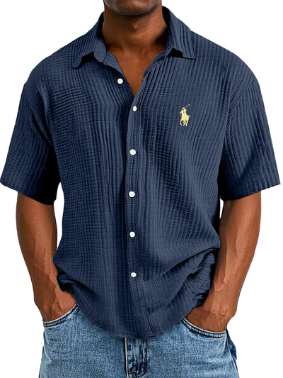 ᏞᎪՍᏒЕΝ - Camicia da uomo Cool Comfort