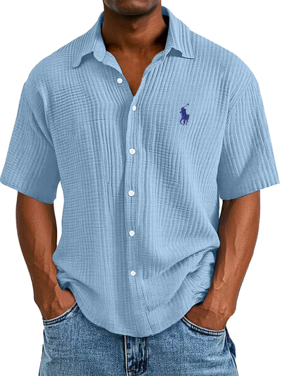 ᏞᎪՍᏒЕΝ - Camicia da uomo Cool Comfort