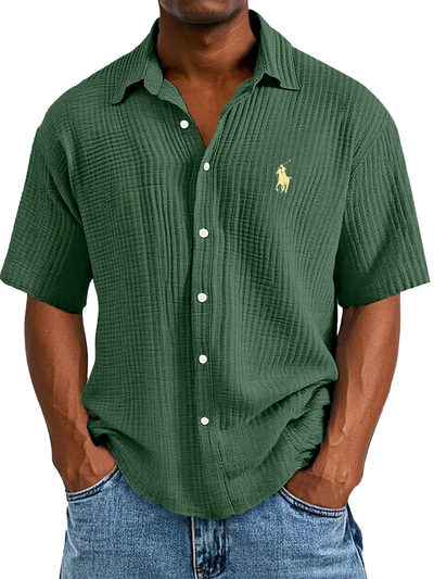 ᏞᎪՍᏒЕΝ - Camicia da uomo Cool Comfort