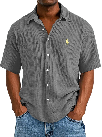 ᏞᎪՍᏒЕΝ - Camicia da uomo Cool Comfort